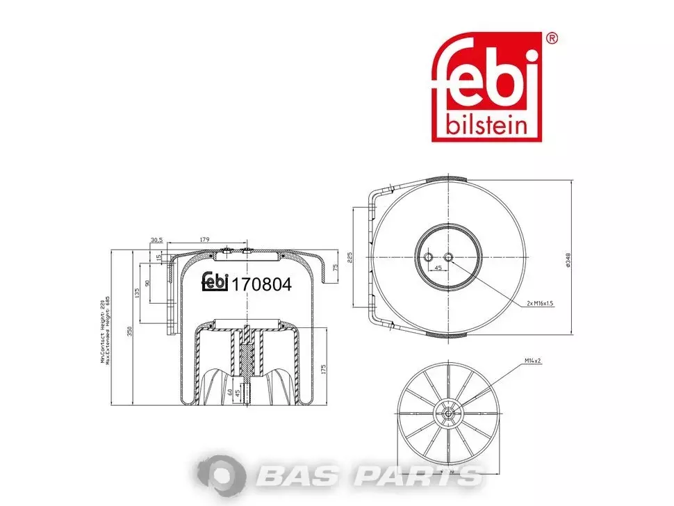 Luftfederbalg Febi 5 0004 2591 Luftfederbalg Febi 5 0004 2591