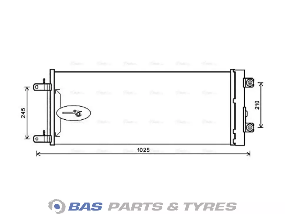 Condensator AVA Cooling 1813198 Condensator AVA Cooling 1813198