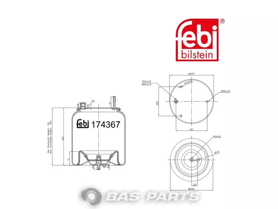 Въздух под Febi 21224748