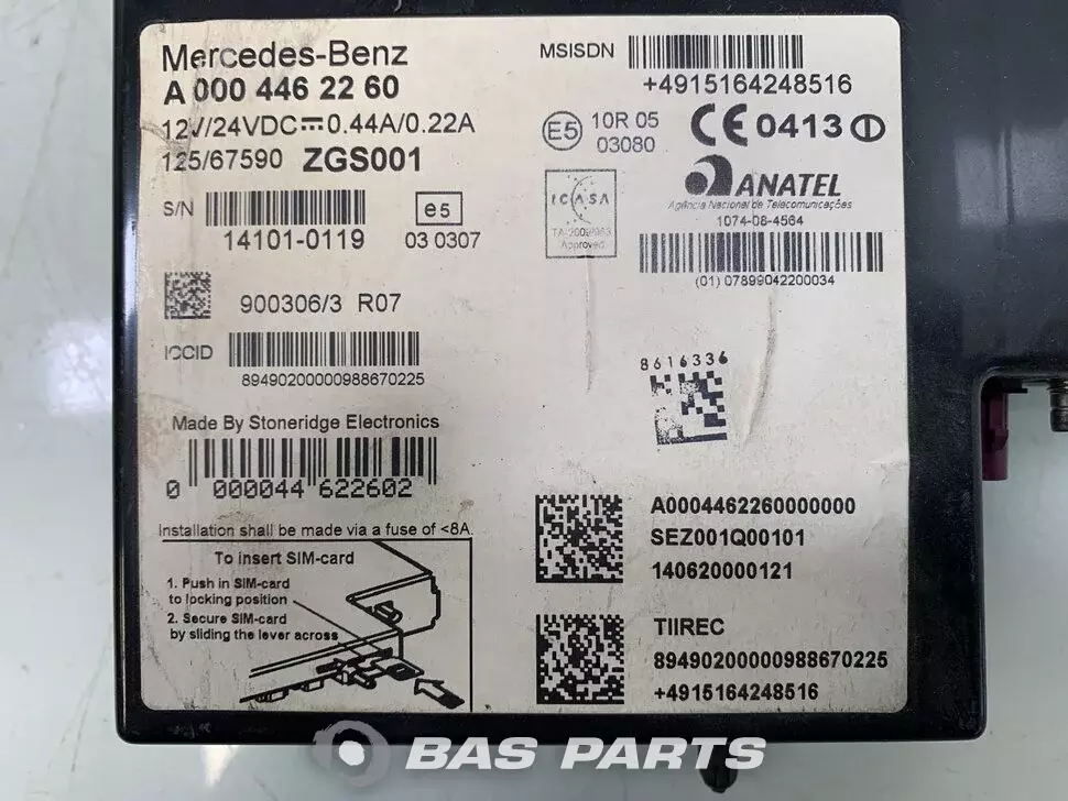 Electronic unit Mercedes A 000 446 20 60 Electronic unit Mercedes A 000 446 20 60