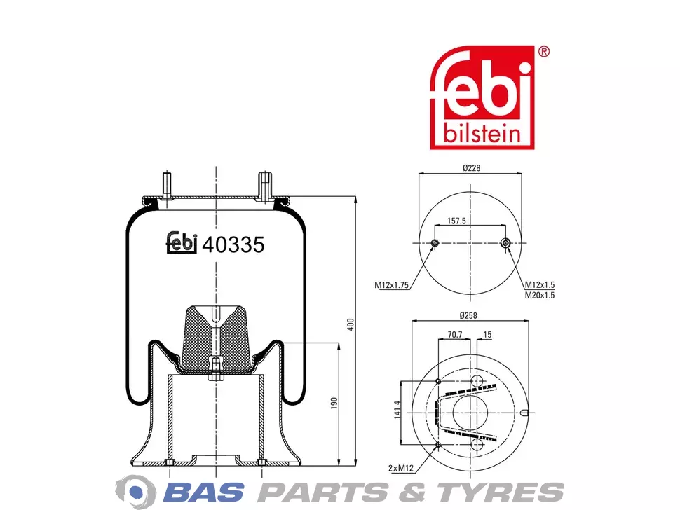 Bolsa de ar Febi Bolsa de ar Febi