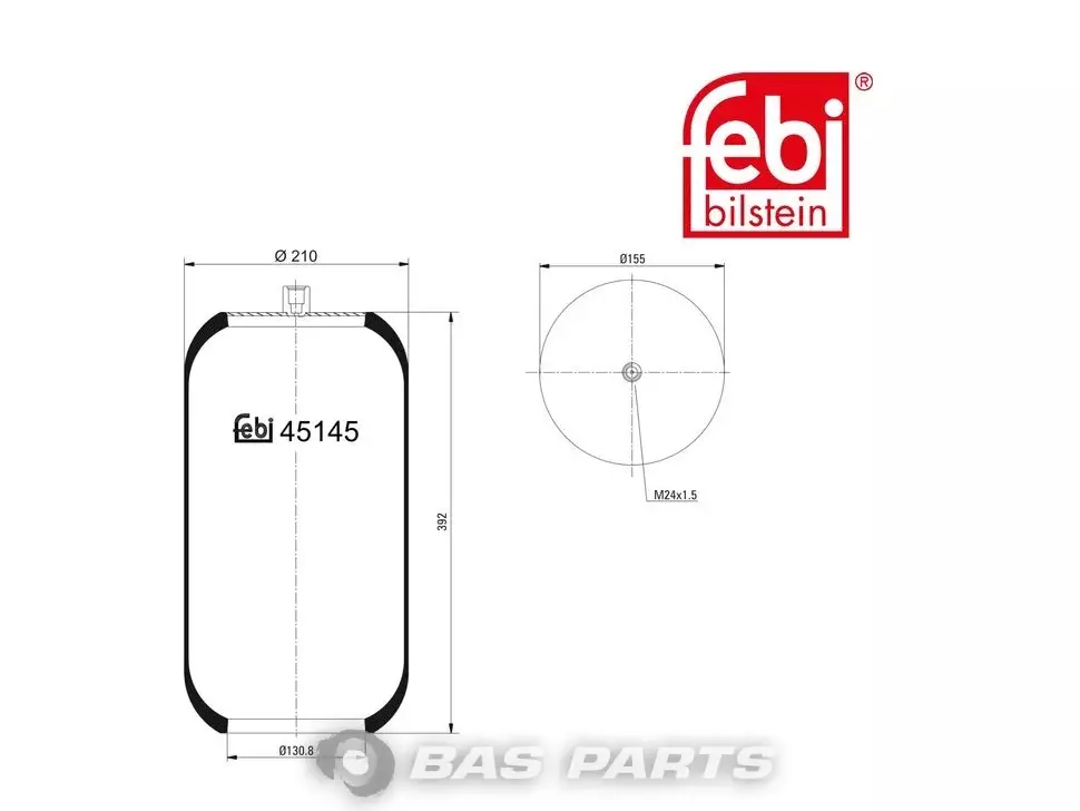 Luftfederbalg Febi 6293270001