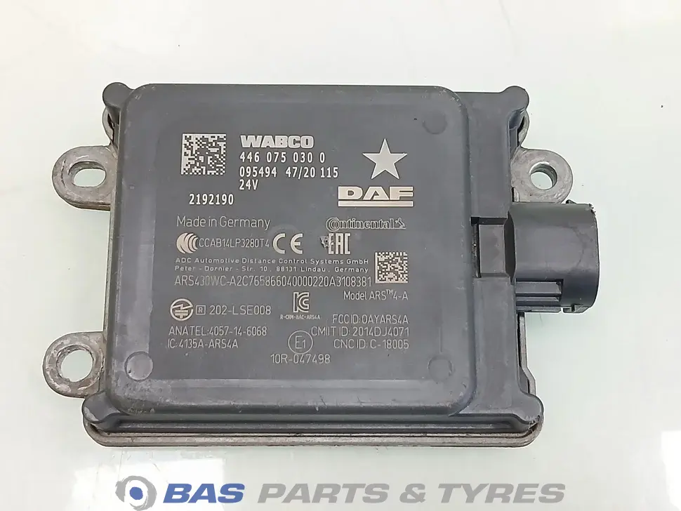 AEBS control unit DAF 2192190 AEBS control unit DAF 2192190