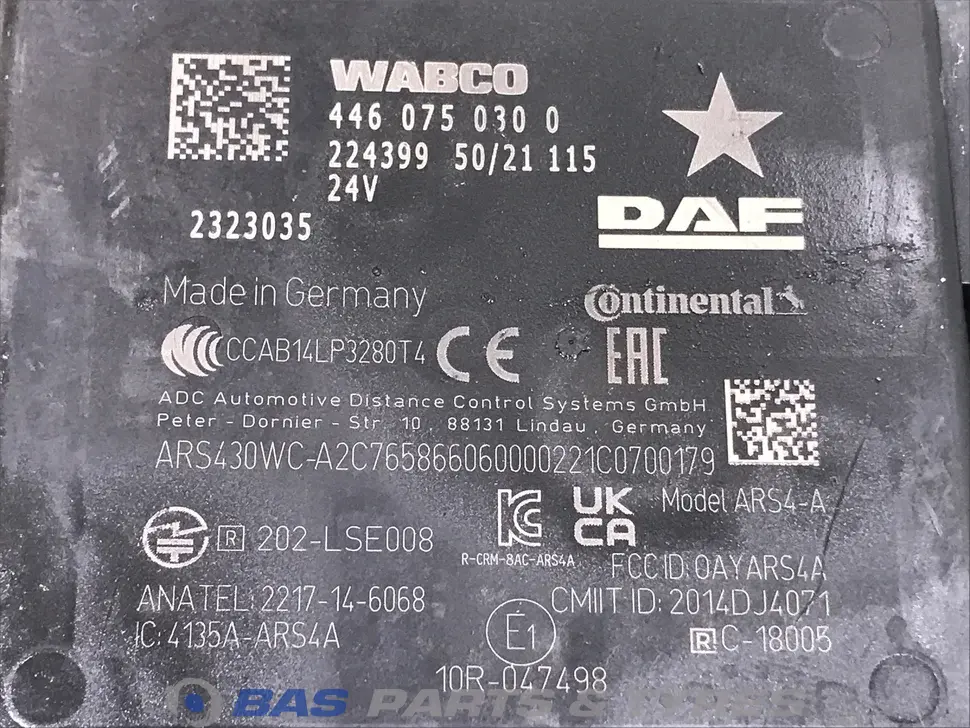 AEBS control unit DAF 2185910 AEBS control unit DAF 2185910