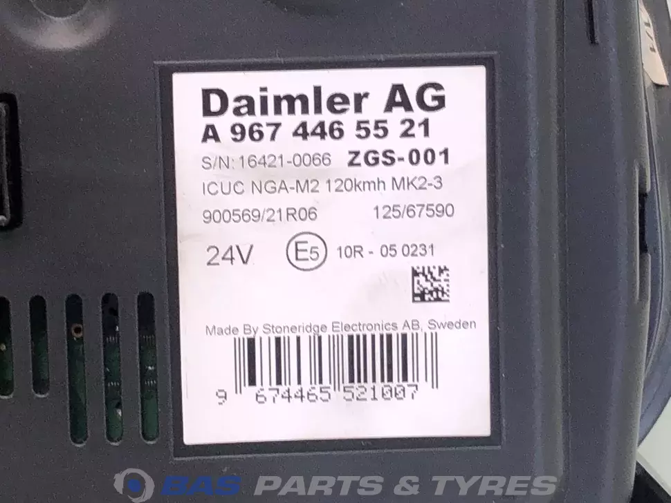 Controlpanel Mercedes A 967 446 55 21 Controlpanel Mercedes A 967 446 55 21