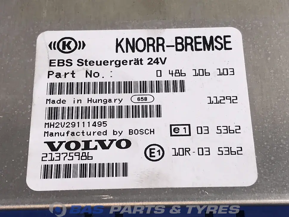 Steuergerät EBS Volvo 20547967 Steuergerät EBS Volvo 20547967