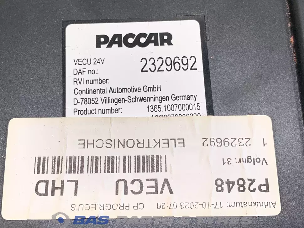 VECU control unit DAF 2330602 VECU control unit DAF 2330602