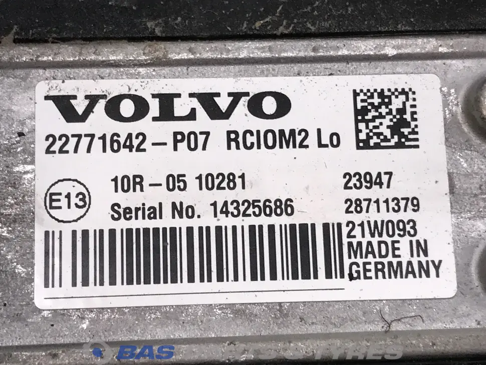 RCIOM control unit Volvo 22771642 RCIOM control unit Volvo 22771642