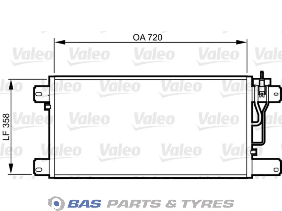 Condensator Valeo 1782207