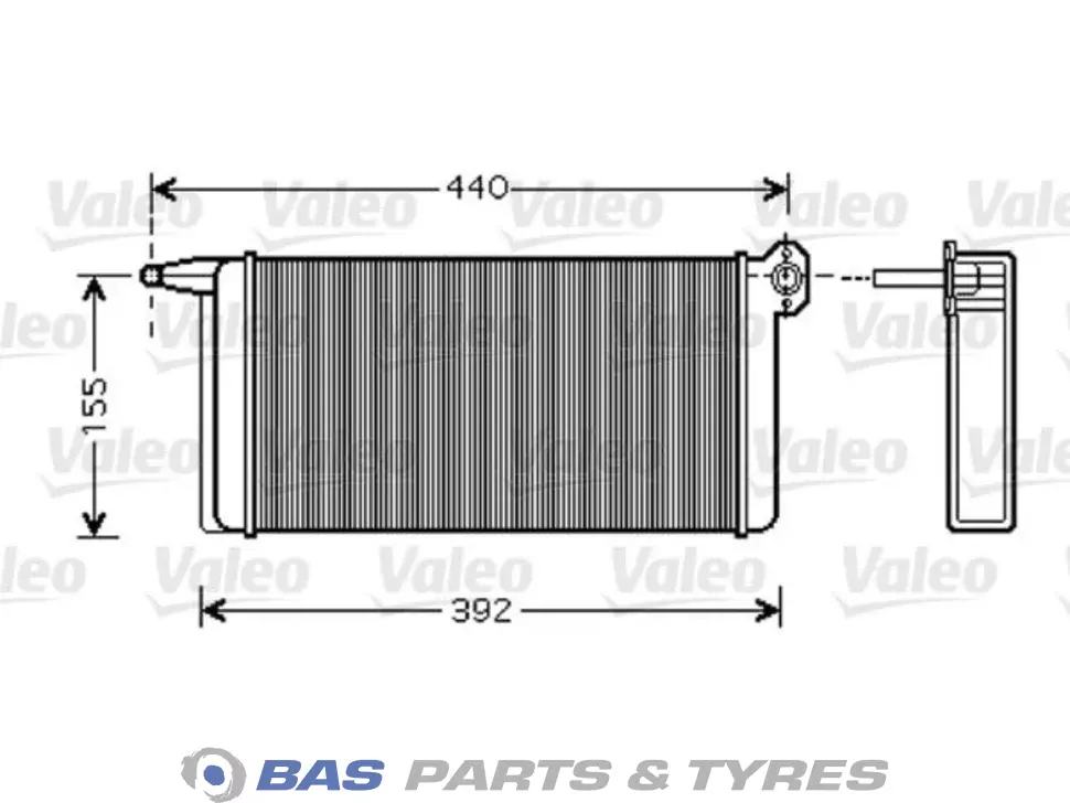 Heat exchanger Valeo 0018359201 Heat exchanger Valeo 0018359201