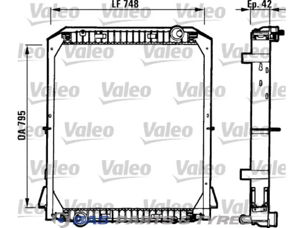 Radiador Valeo 2204127