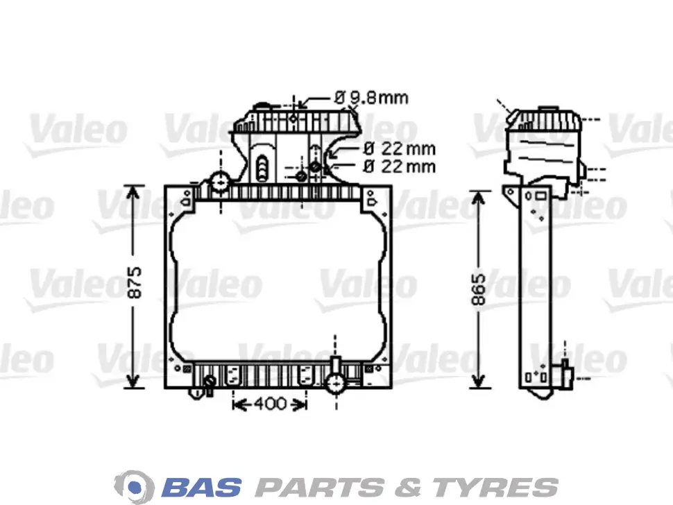 радиатор Valeo 81061016518