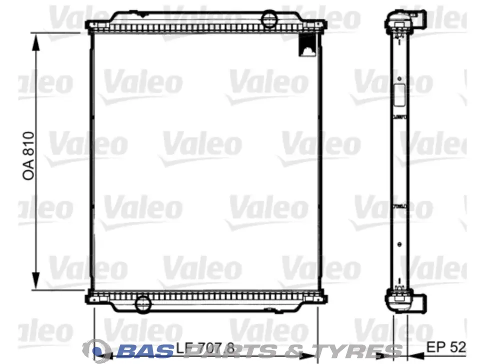 Radiador Valeo 5010315842