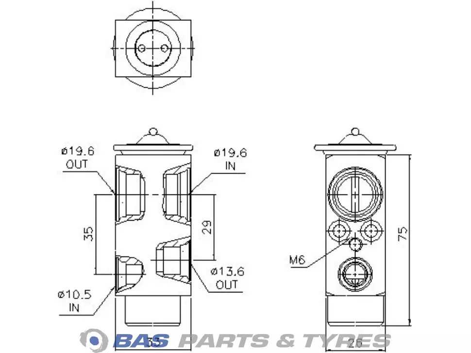 Expansion valve AVA Cooling 1822560 Expansion valve AVA Cooling 1822560