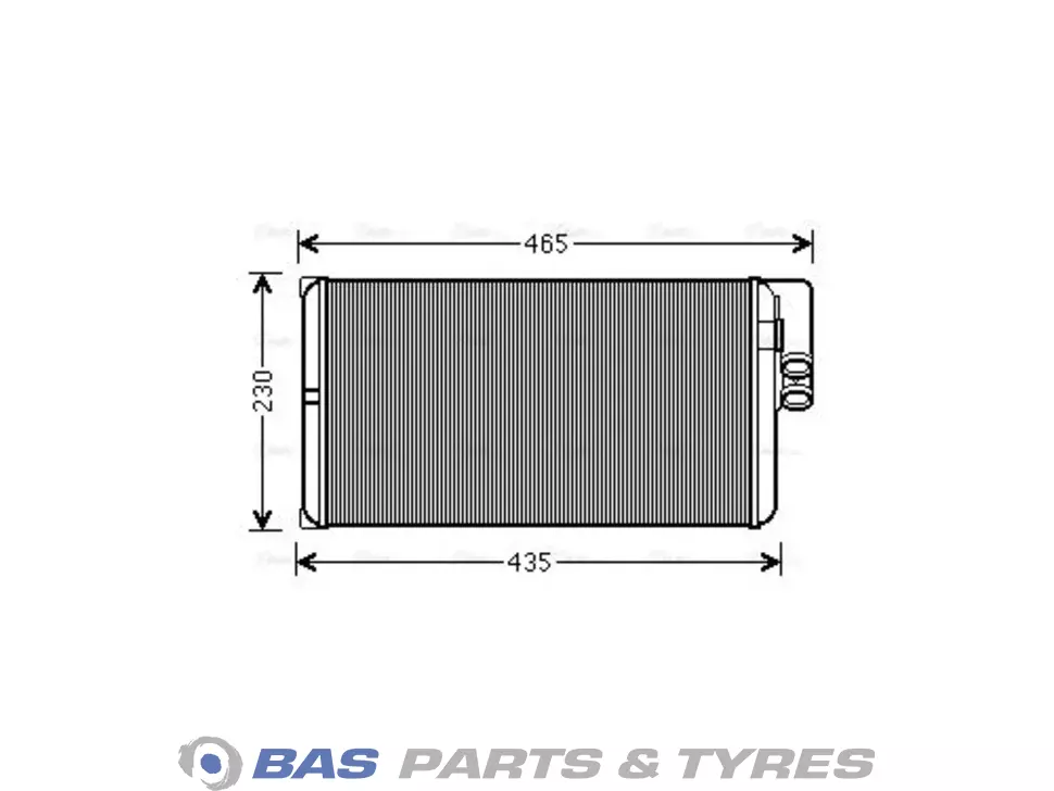 Heater radiator AVA Cooling 0038351101 Heater radiator AVA Cooling 0038351101