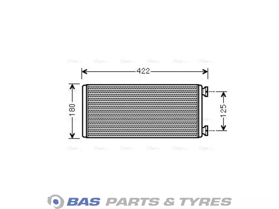 Heat exchanger AVA Cooling 0008300720 Heat exchanger AVA Cooling 0008300720