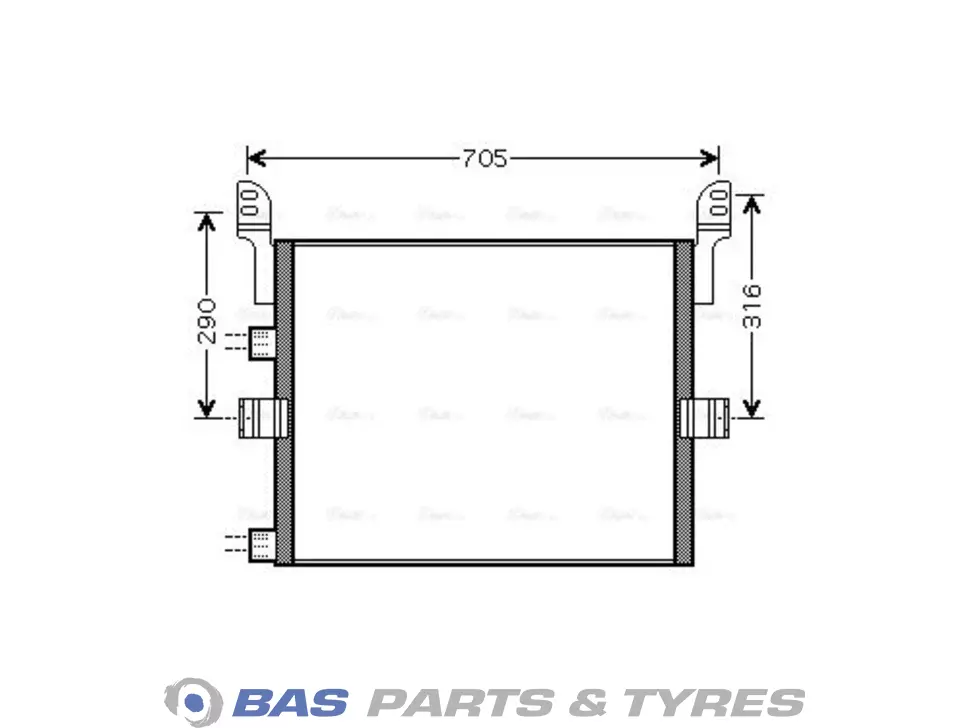 Condenseur AVA Cooling 5001875436 Condenseur AVA Cooling 5001875436