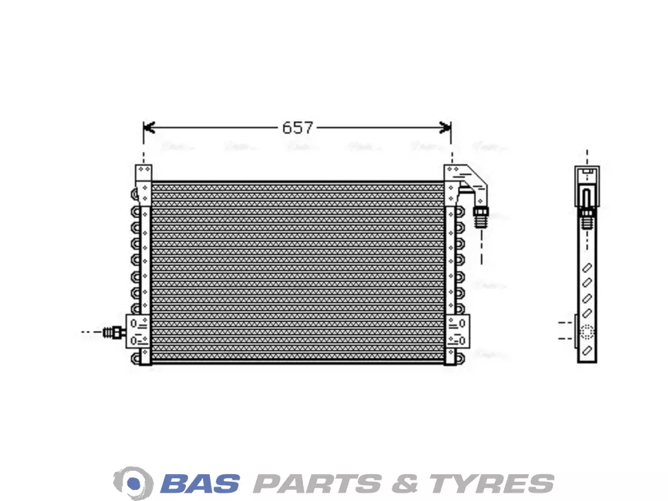 Condensator AVA Cooling 8144690 Condensator AVA Cooling 8144690