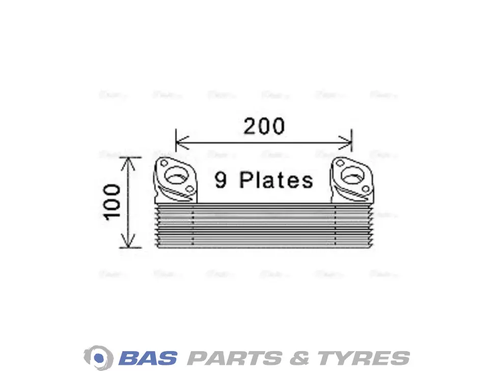 Oil cooler AVA Cooling 51056010008
