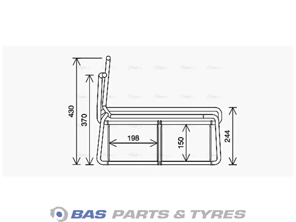 Radiador aquecedor AVA Cooling 2125525