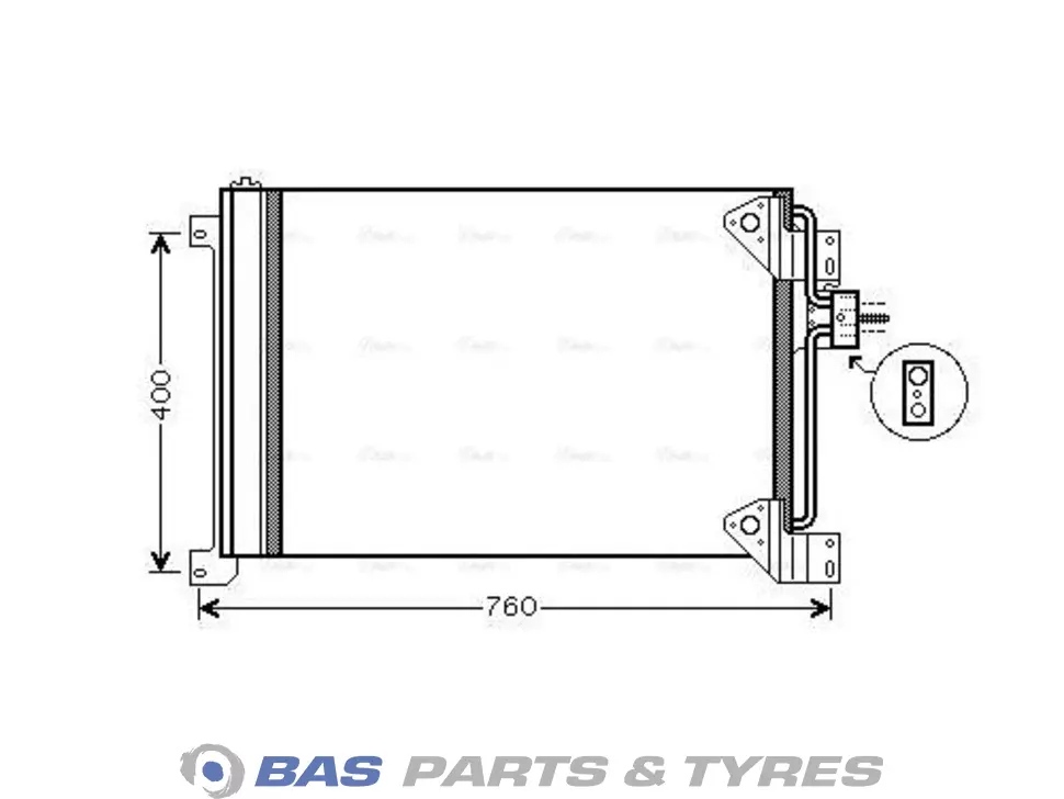 Condenseur AVA Cooling 41214450 Condenseur AVA Cooling 41214450