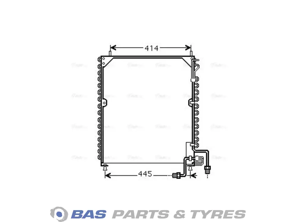 Condensator AVA Cooling 0005001254 Condensator AVA Cooling 0005001254