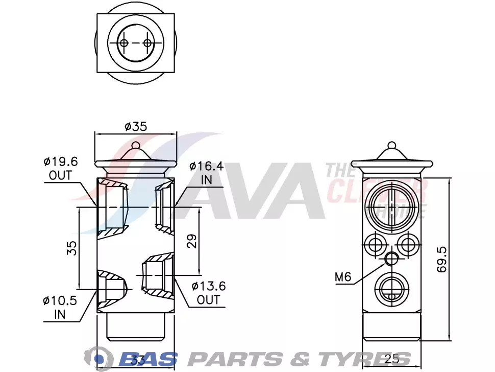 Expansionsventil AVA Cooling 13419850