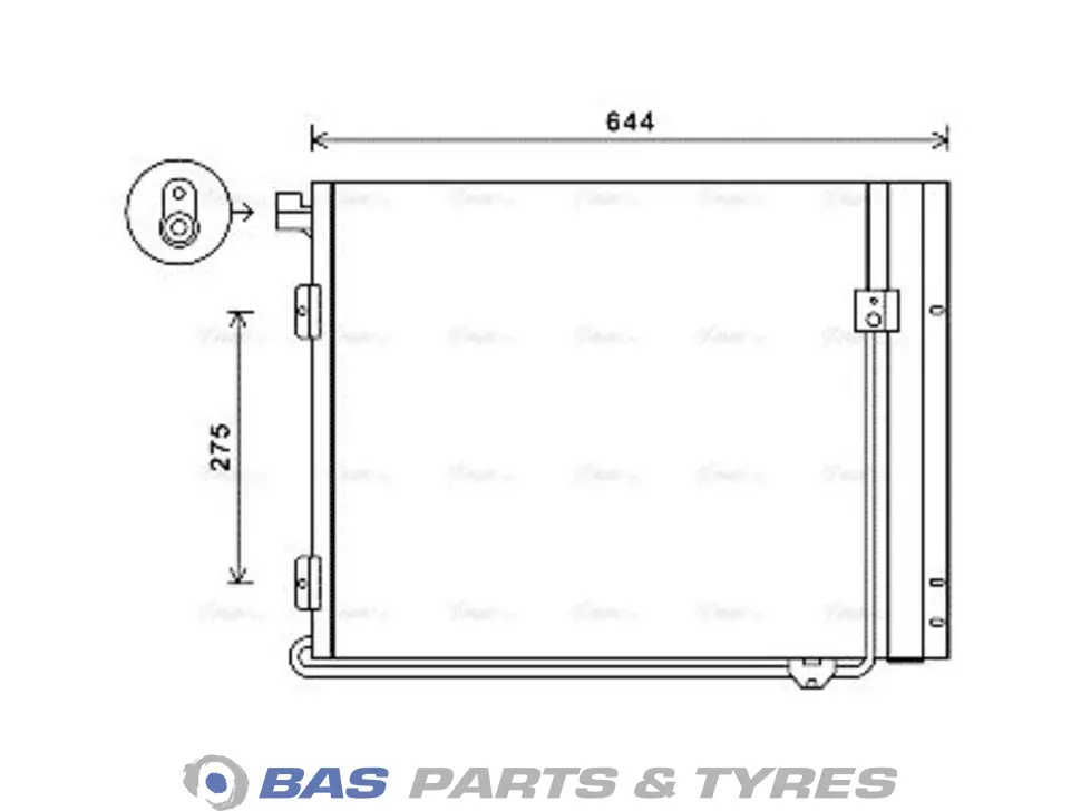 Condensator AVA Cooling 81619200024 Condensator AVA Cooling 81619200024