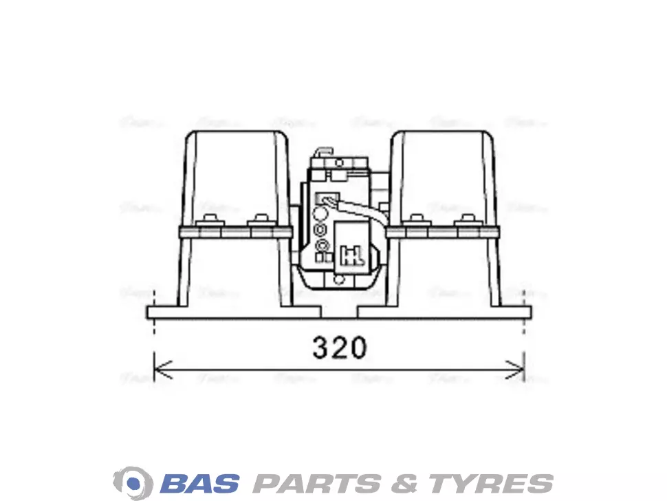 Motor calefacción AVA Cooling 81619306083 Motor calefacción AVA Cooling 81619306083