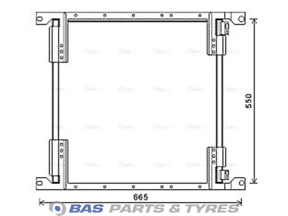 Condensator AVA Cooling 9405000454 Condensator AVA Cooling 9405000454