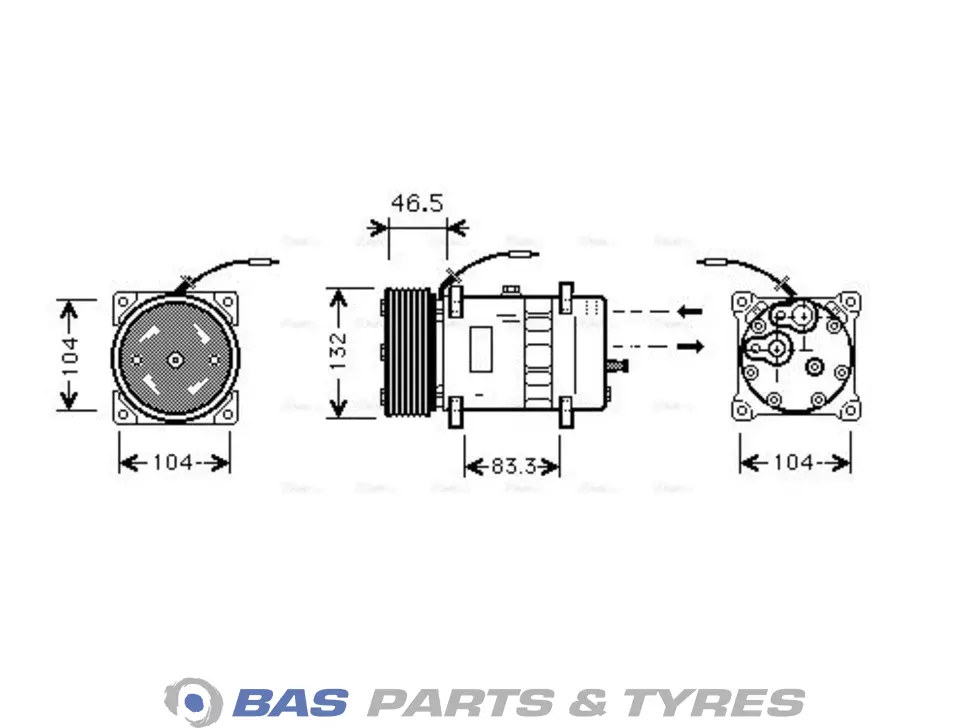 Compressor AVA Cooling 3962650