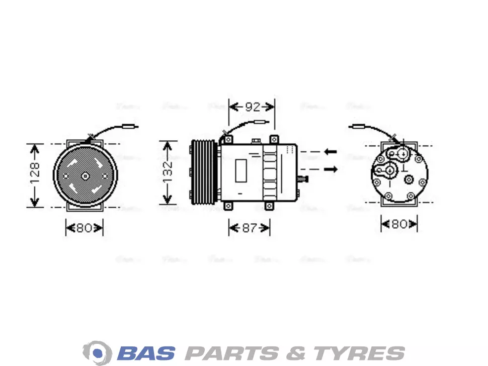 Compressor AVA Cooling 11104251