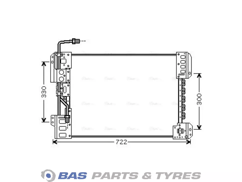 Condensator AVA Cooling 9405000254 Condensator AVA Cooling 9405000254