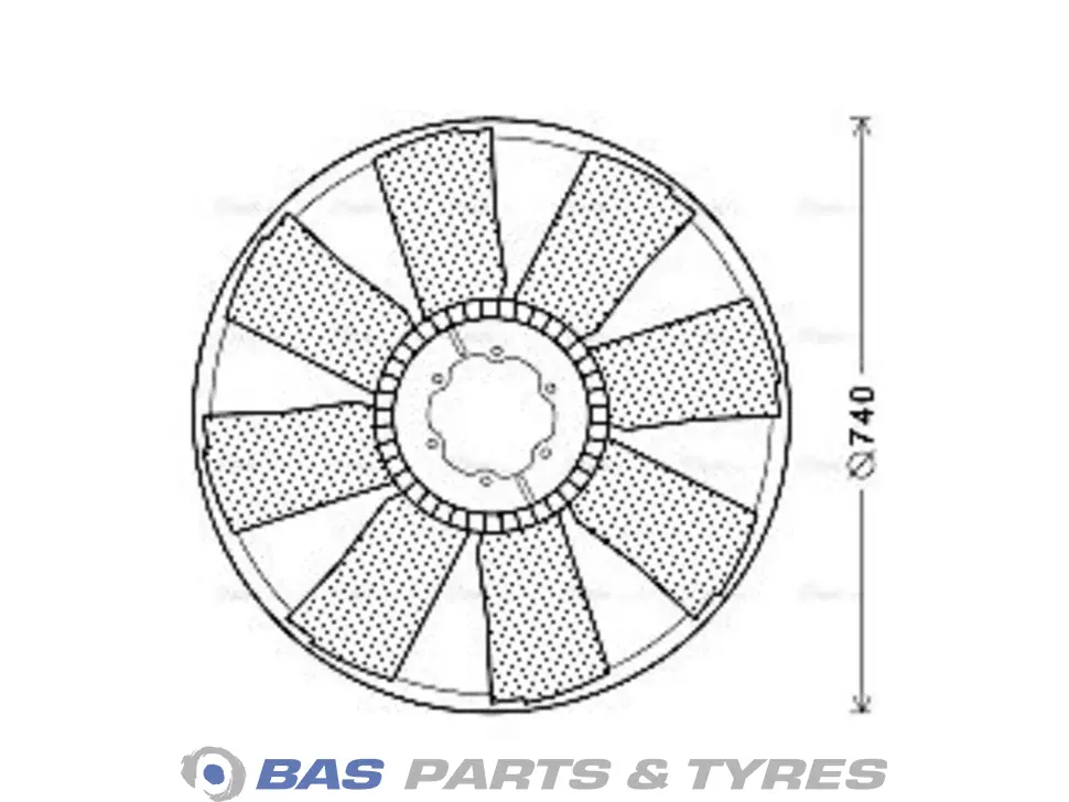 Viscokupplungs AVA Cooling 9062050406 Viscokupplungs AVA Cooling 9062050406
