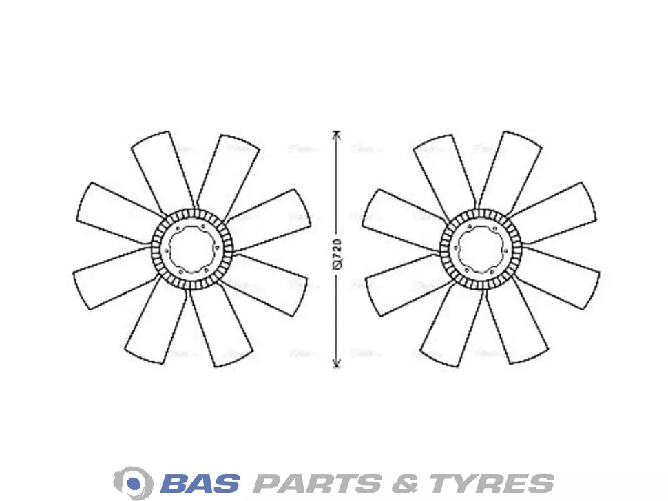 Motor ventilator AVA Cooling 1291218