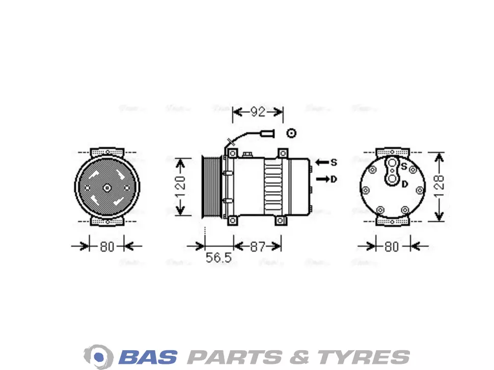 Compressor AVA Cooling 5010628046