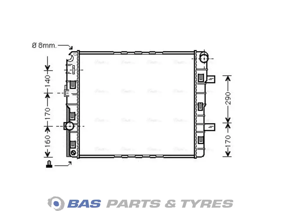 Radiator AVA Cooling 9705000403