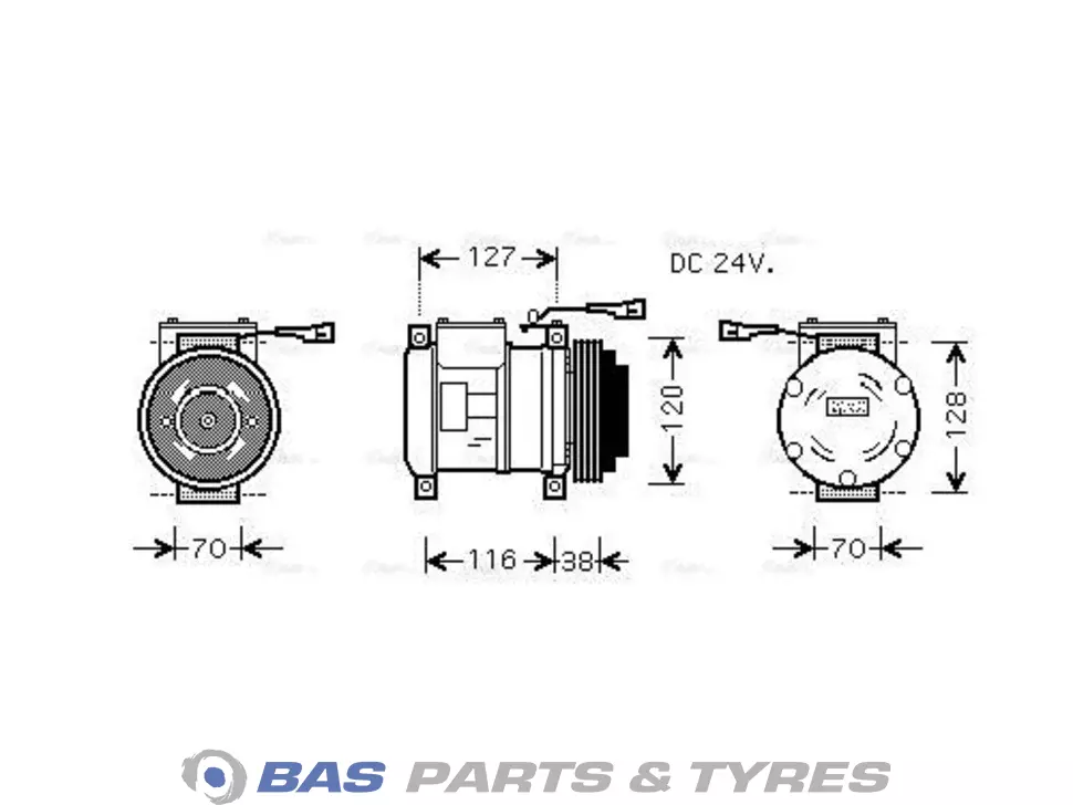 Compressor AVA Cooling 504228992