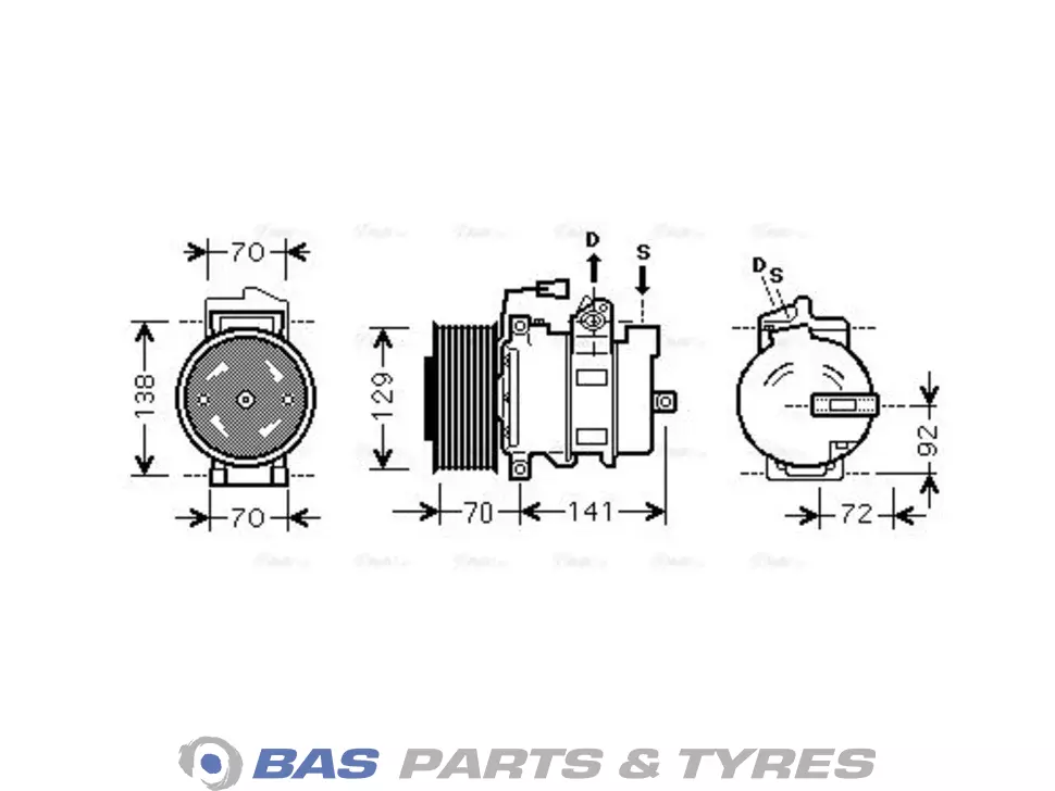 Compresor AVA Cooling 5412300411