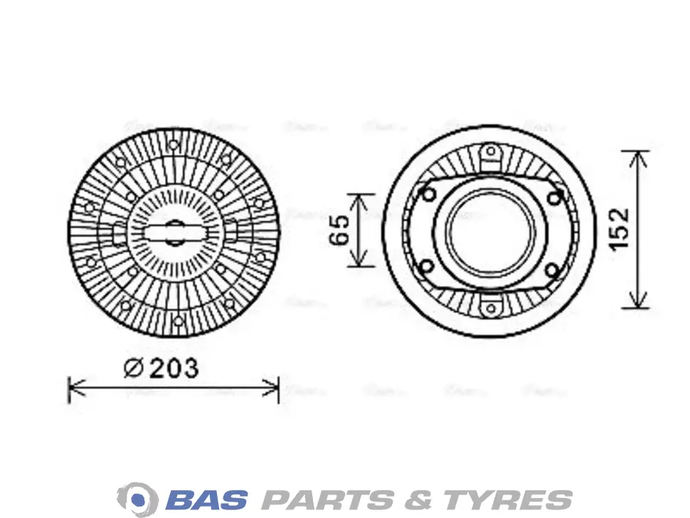 Visco coupling AVA Cooling 500345817