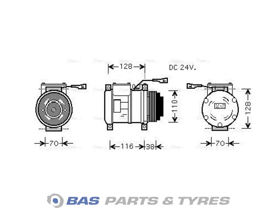 Compressor AVA Cooling 504385146