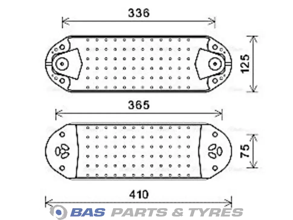 Oil cooler AVA Cooling 20749399