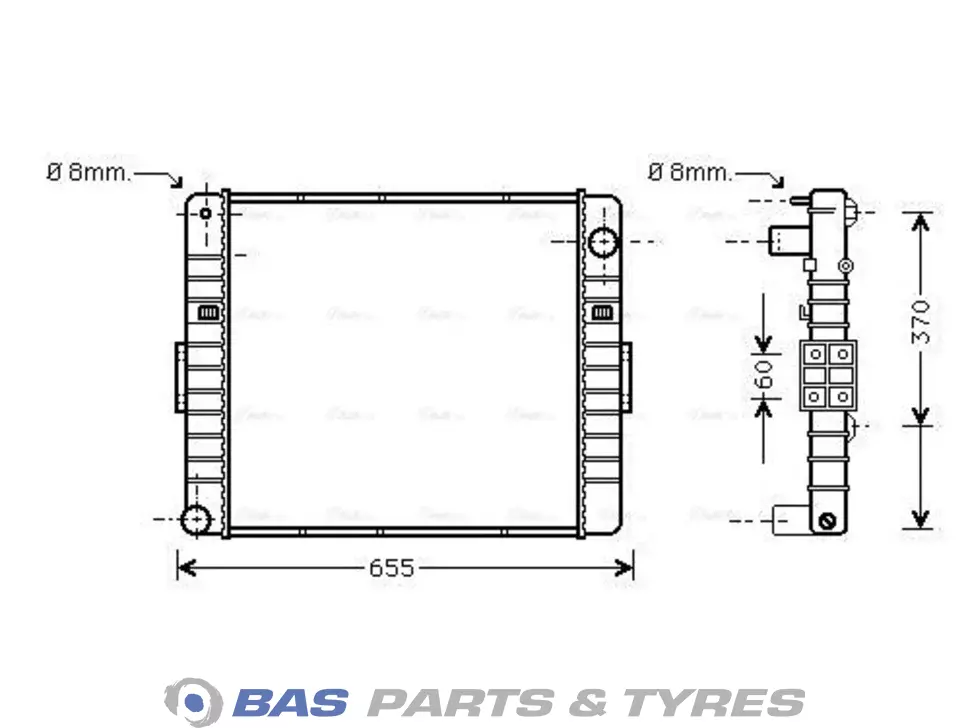 Radijator AVA Cooling 98425619
