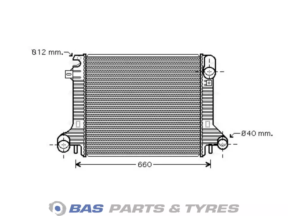 Radiator AVA Cooling 9735000803 Radiator AVA Cooling 9735000803