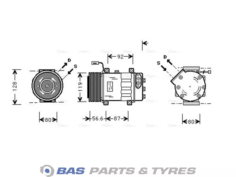 Compressor AVA Cooling 1376998