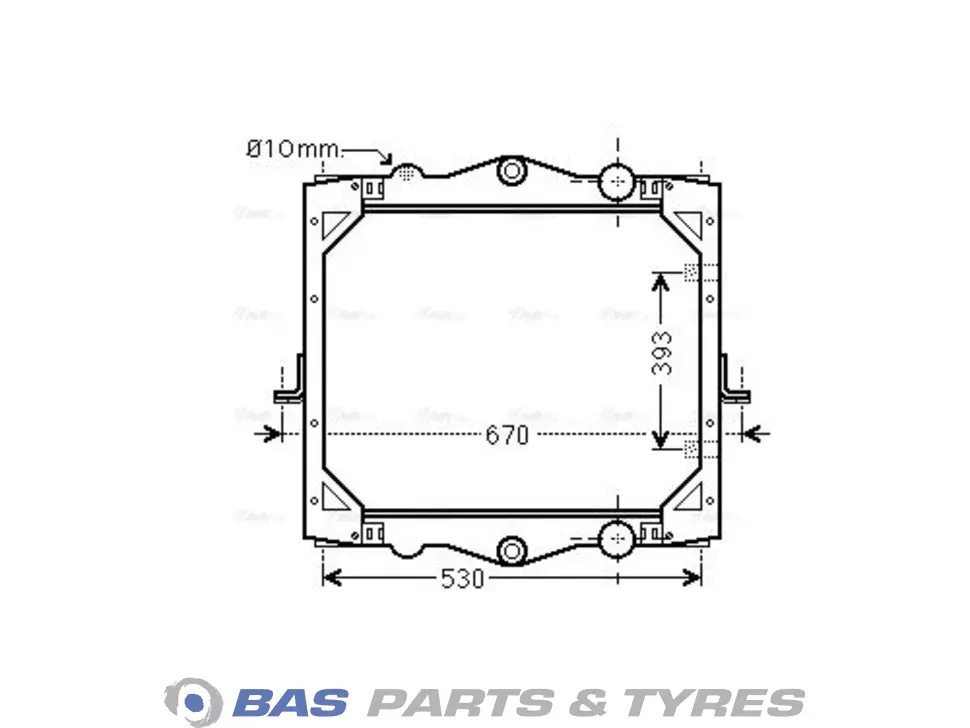 Radiator AVA Cooling 1403273