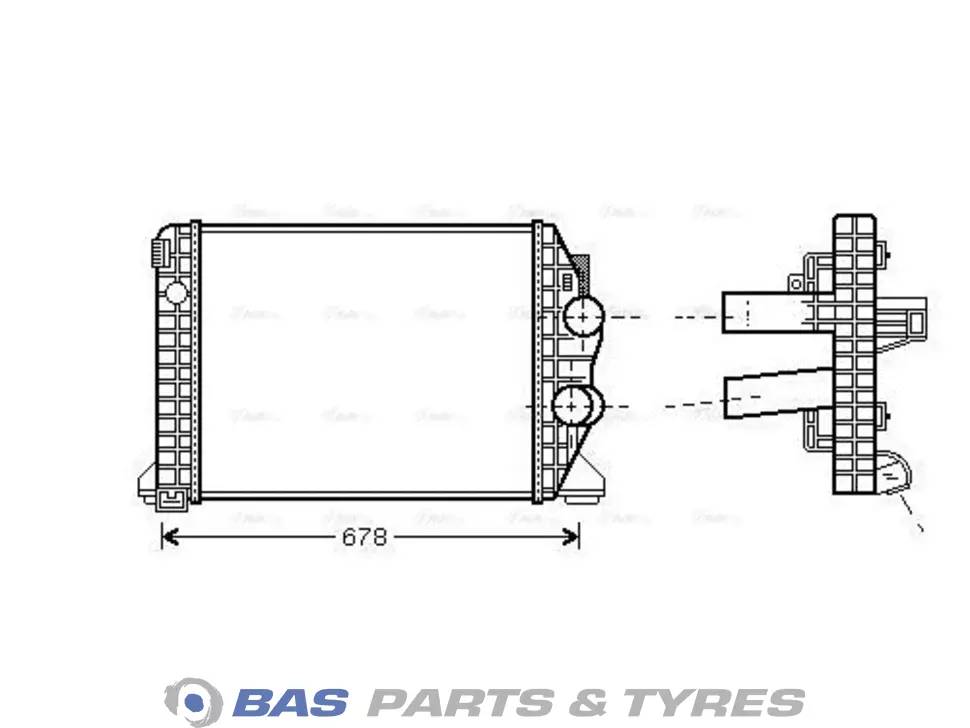 Intercooler AVA Cooling 9705010201 Intercooler AVA Cooling 9705010201