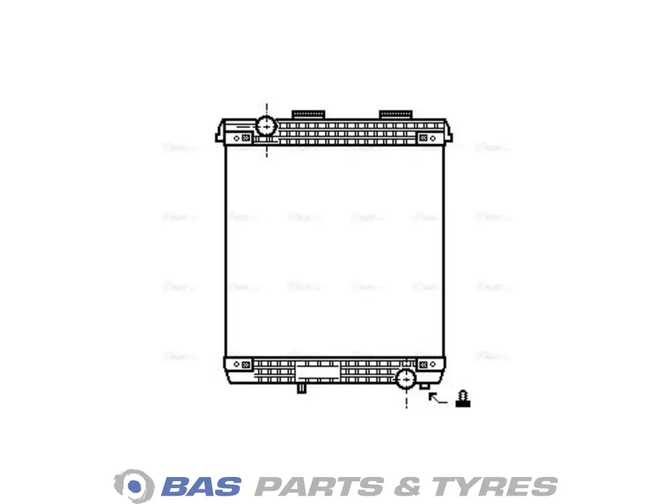 Radiator AVA Cooling 81061016407