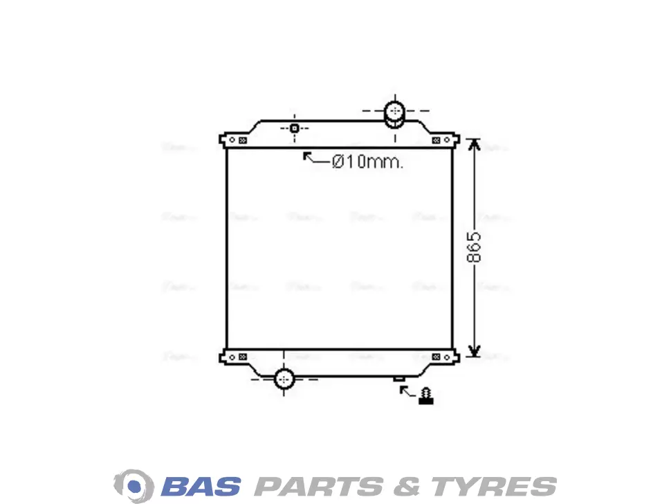 Radiator AVA Cooling 5010315748 Radiator AVA Cooling 5010315748