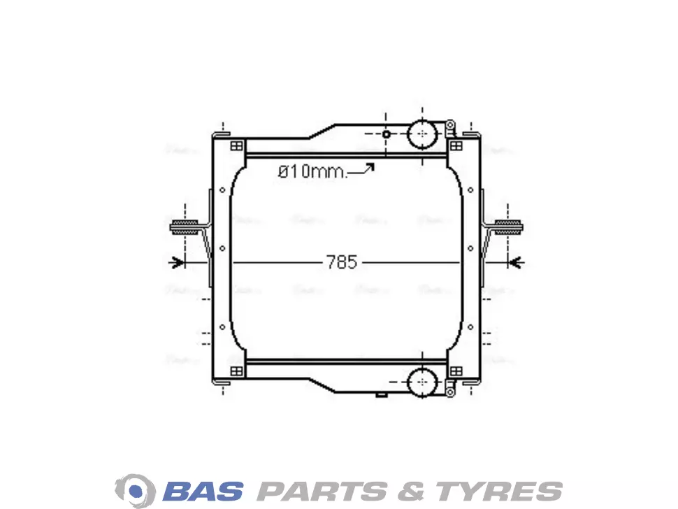 Radiator AVA Cooling 5001873307